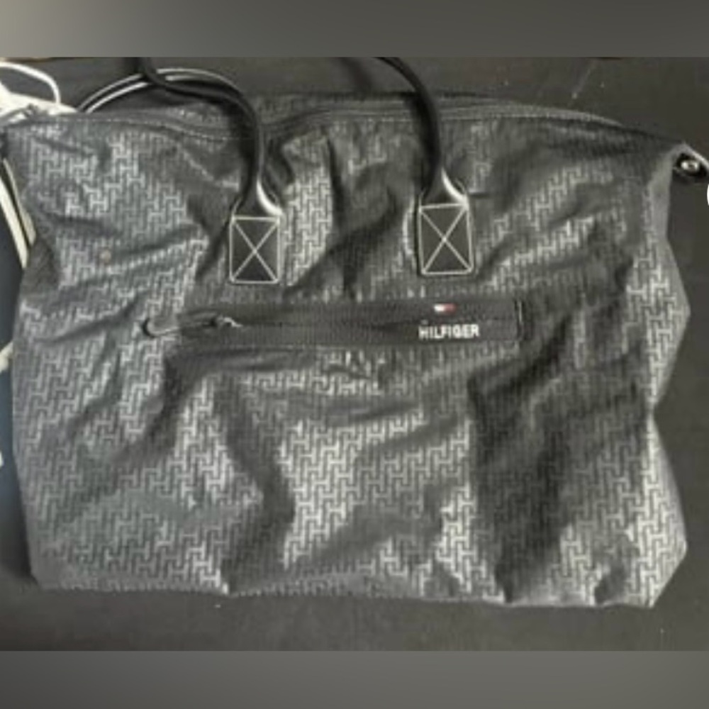 Tommy Hilfiger Monogram Black Bag
